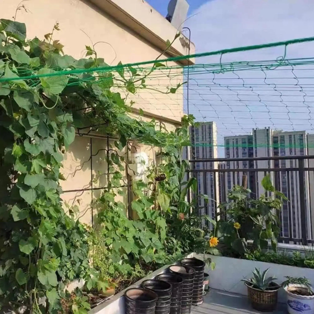 Heavy-Duty Polyester Garden Trellis Netting – Climbing Plants Garden Trellis Netting QXL