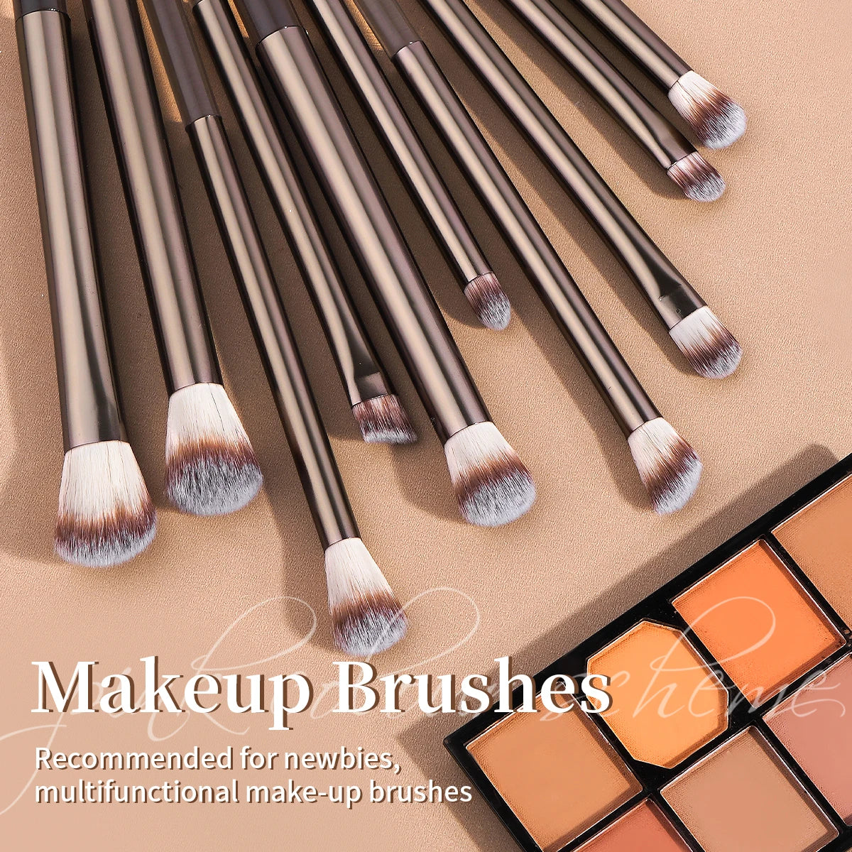 MAANGE 10-Pc Eye Makeup Brush Set | Eyeshadow & Highlight Eye Makeup Brush Set QXL