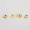 Brass Mini Flat Folding Hinges for Jewelry & Wooden Boxes Mini Folding Hinges QXL 50pcs