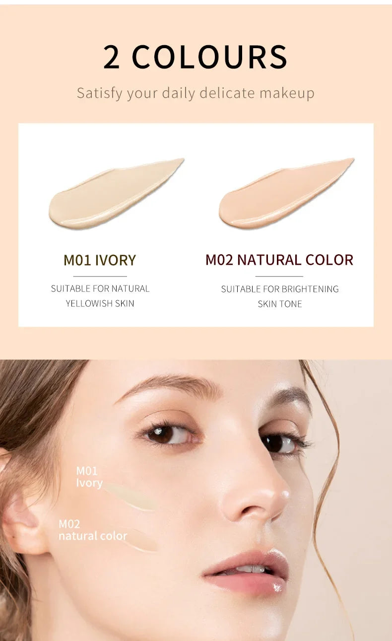 QIC Milk Bottle Liquid Foundation & Concealer | Waterproof 30ml Liquid Foundation QXL