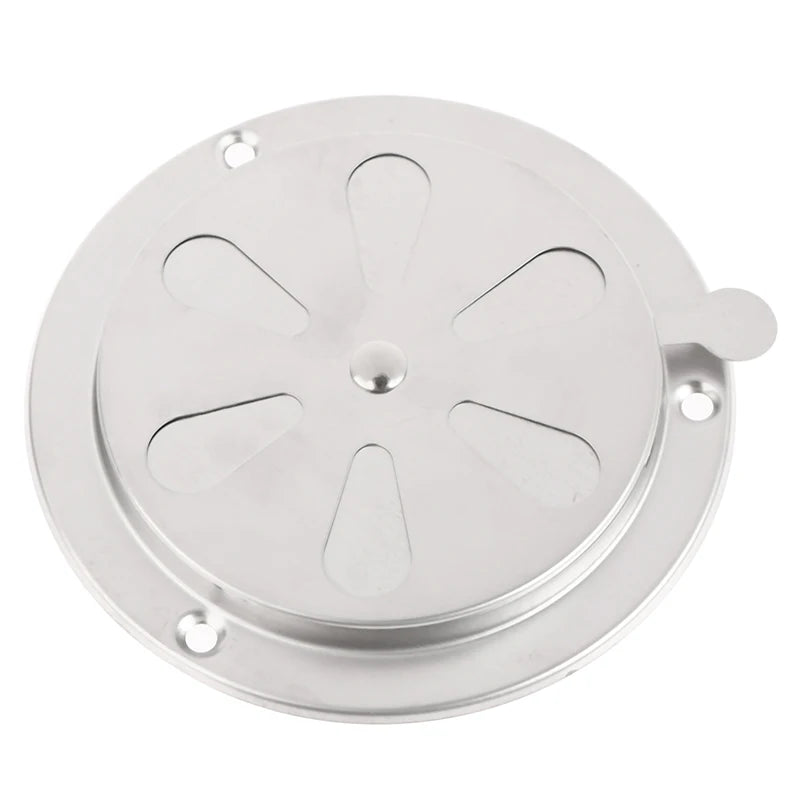 Round Adjustable Air Vent Grille 95mm 125mm | Stainless Steel Air Vent Grille QXL