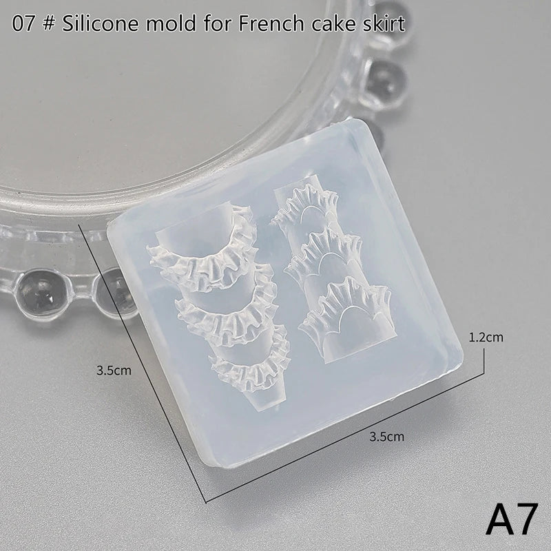 3D Silicone Nail Art Mold – Flower & Butterfly Stamping Stencil Nail Art Mold QXL A7