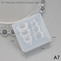 3D Silicone Nail Art Mold – Flower & Butterfly Stamping Stencil Nail Art Mold QXL A7