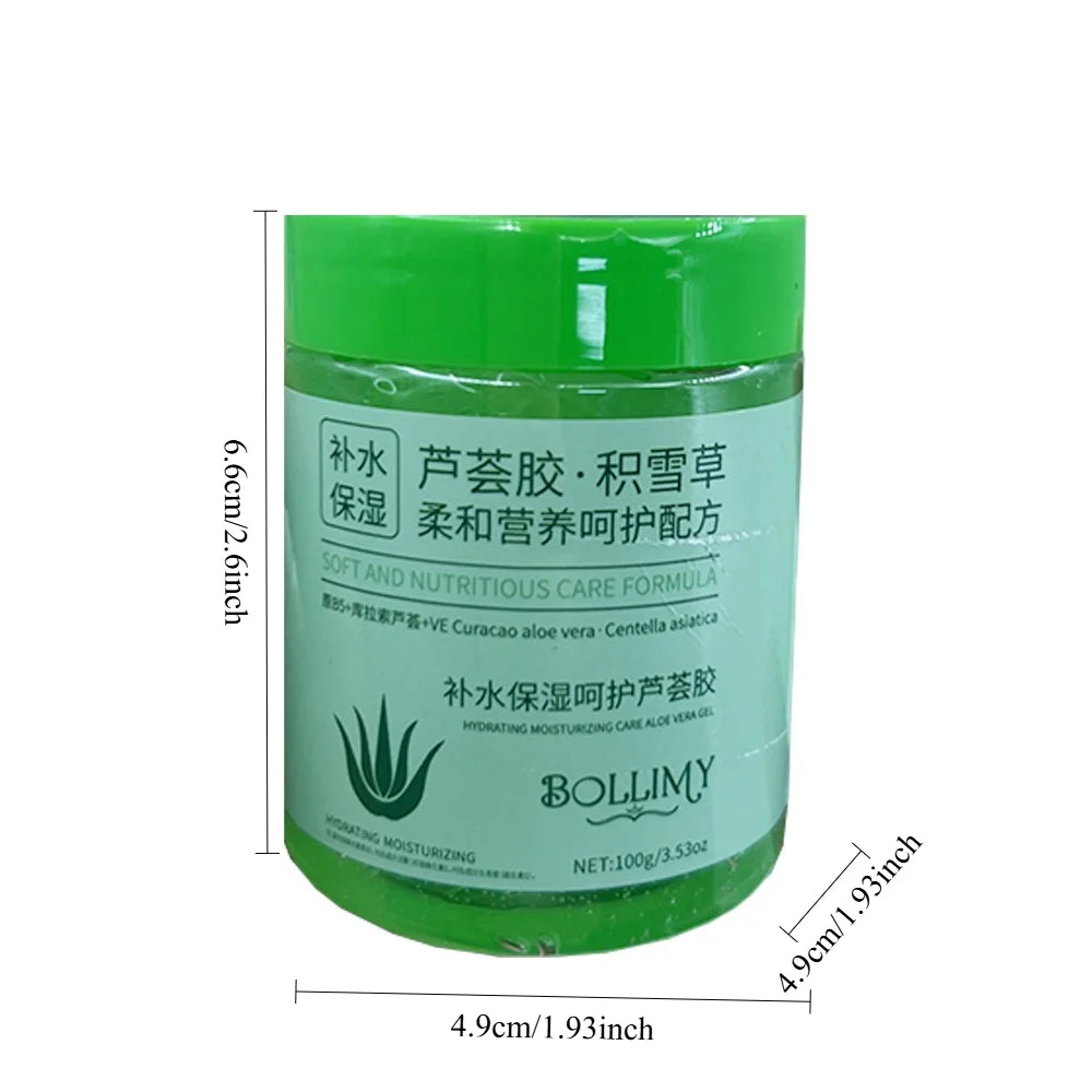 Aloe Vera & Centella Asiatica Gel – Hydrating Face Moisturizer Facial Hydrating Gel QXL