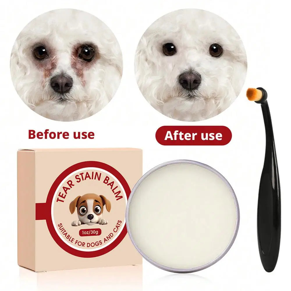 Tear Stain Cleaner Cream for Dogs & Cats – 30g Pet Eye Stain Cleaner QXL