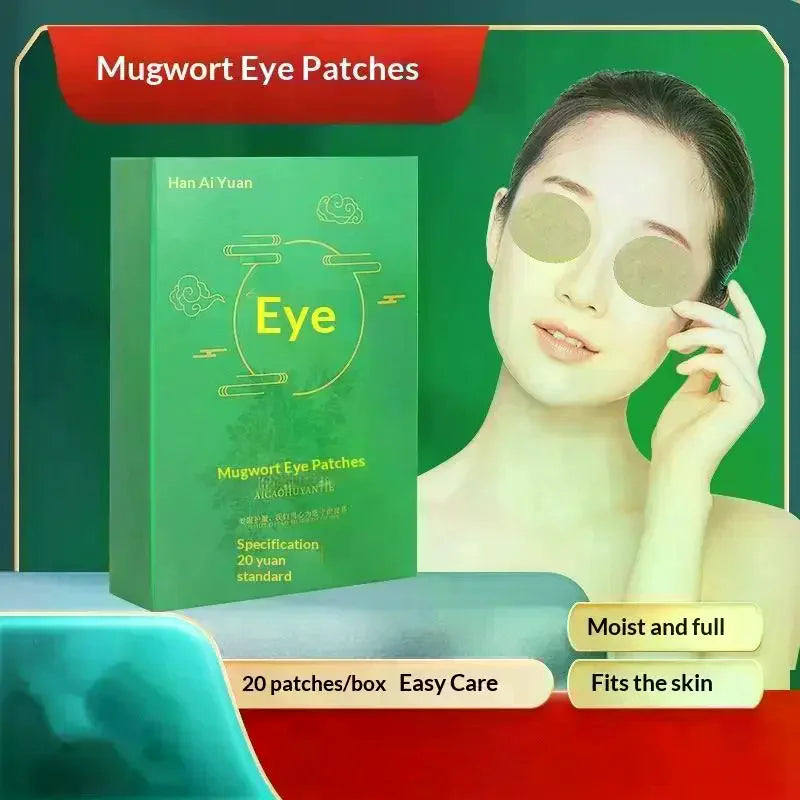 Wormwood Herbal Eye Patches | Dark Circles & Hydration 20 Pcs Herbal Eye Patches QXL