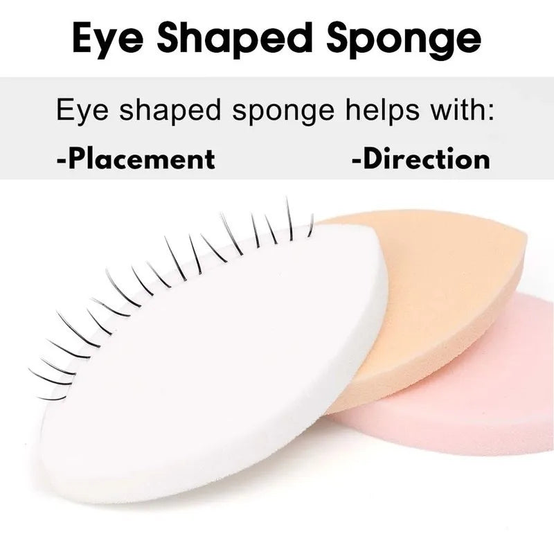 Soft Eyelash Extension Training Pads | 10–50 Pack Sponge Lash Pad Lash Training Pads QXL