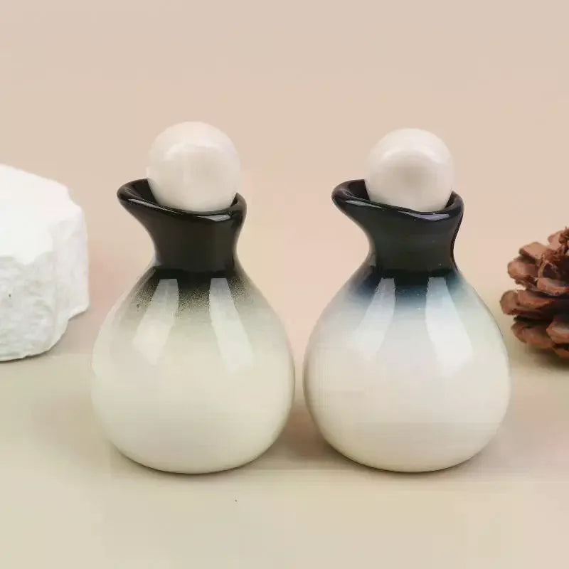 60ml Ceramic Essential Oil Bottle | Aromatherapy Jar Ceramic Essential Oil Bottle QXL