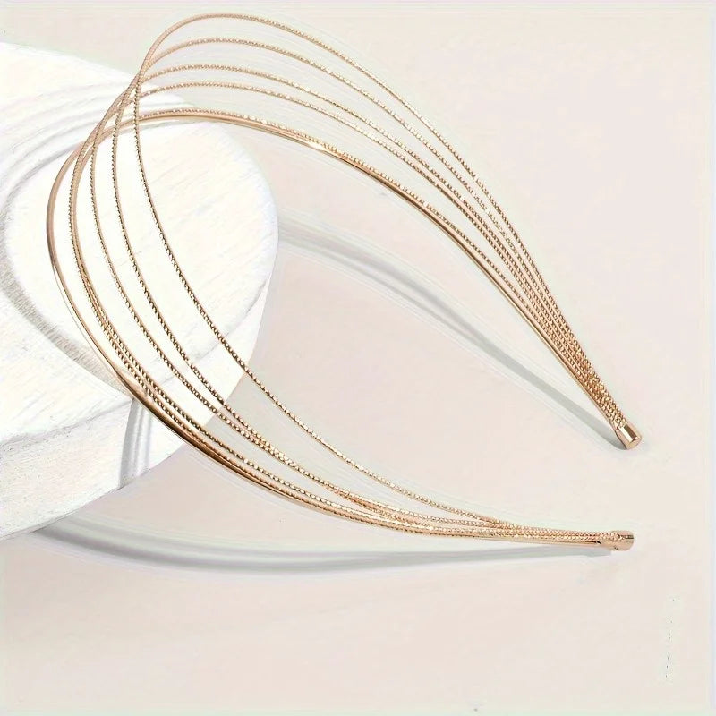 Multilayer Wide Non-Slip Headband | Women's Hair Hoop Wide Hair Headband QXL