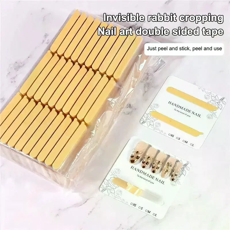 30/33-Pc Double-Sided Nail Display Tape Dots | Clear Adhesive Nail Display Tape QXL