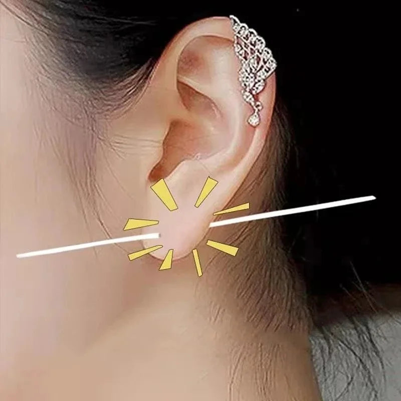 60-Pack Disposable Ear Piercing Hole Cleaning Floss Threads Ear Piercing Cleaner QXL