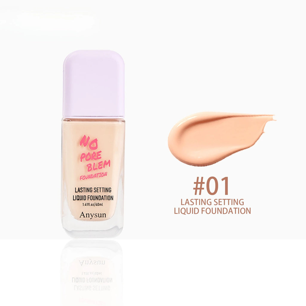 Matte Liquid Foundation – Hydrating Long-Wear All Skin Types Liquid Foundation QXL AY9010-01