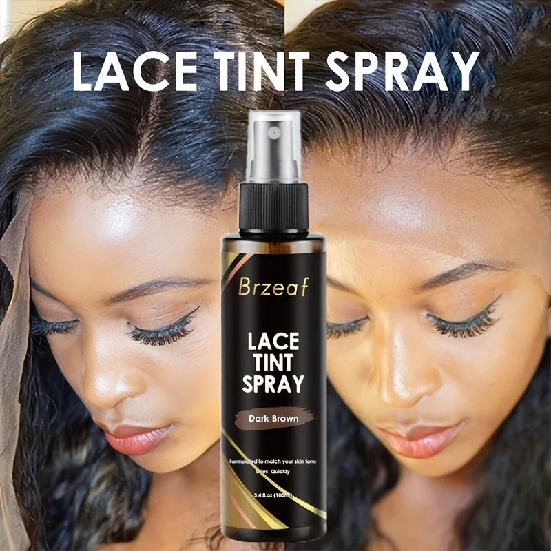 100ml Lace Tint Hold Spray for Wigs | Fast-Drying Adhesive Lace Wig Adhesive Spray QXL