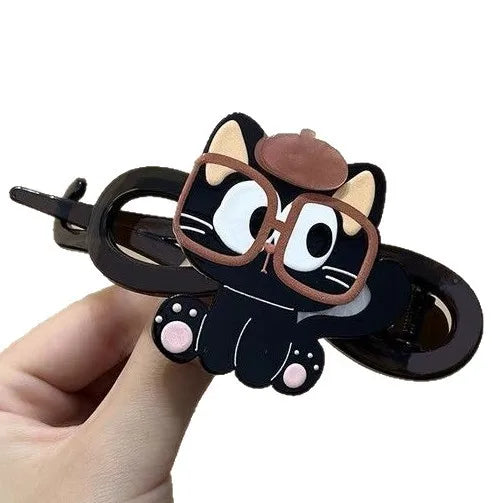 Cute Animal Dog Hair Claw Clip | Updo Twist Styling Hair Claw Clip QXL