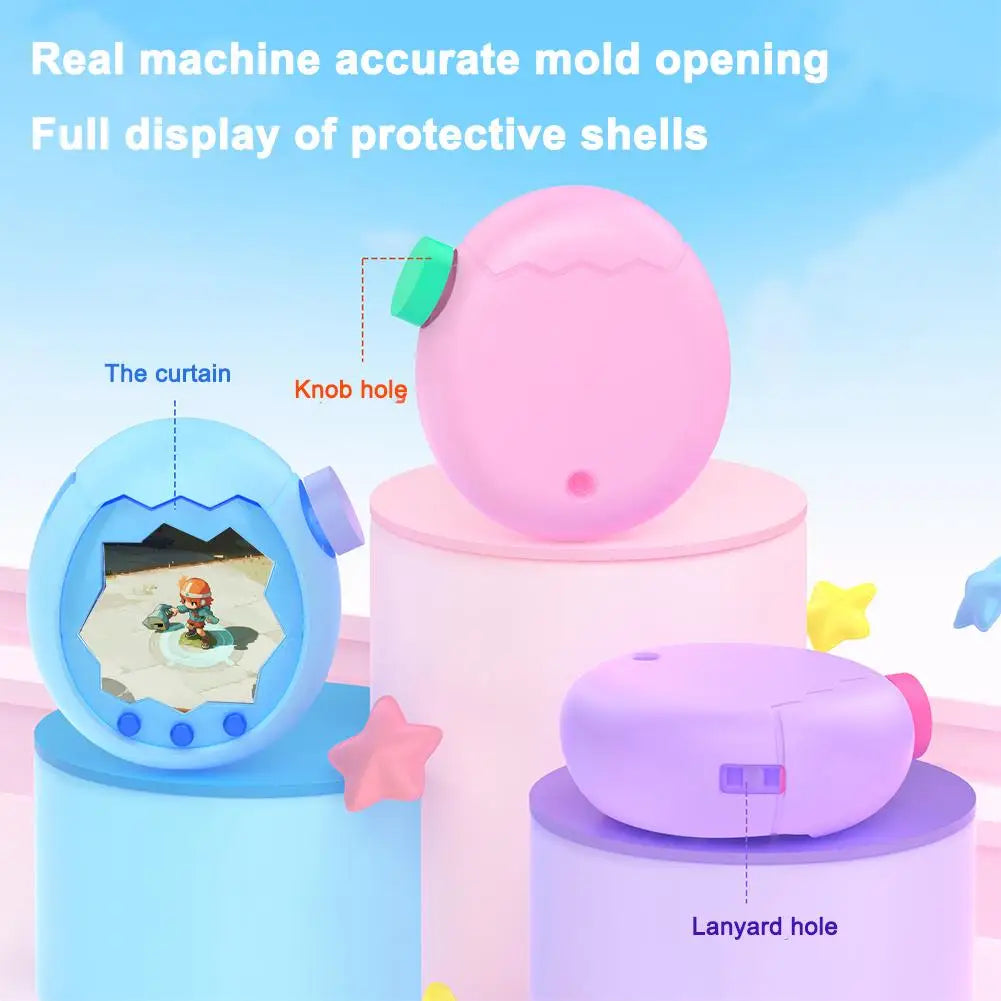 Silicone Case for Tamagotchi Paradise | Drop & Scratch Guard Game Console Case QXL