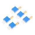 5-Pack 3296W Multi-Turn Trimmer Potentiometer 1K–1M Ohm Trimmer Potentiometer QXL W101-100R A1