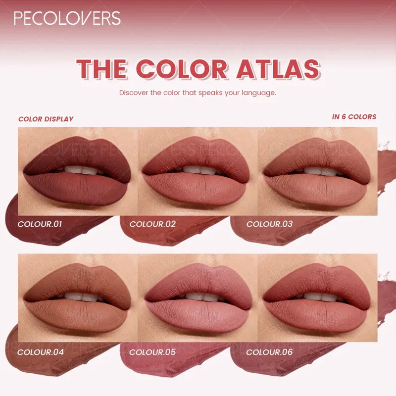PECOLOVERS Red Lipstick | Waterproof & High Color Payoff Lipstick QXL