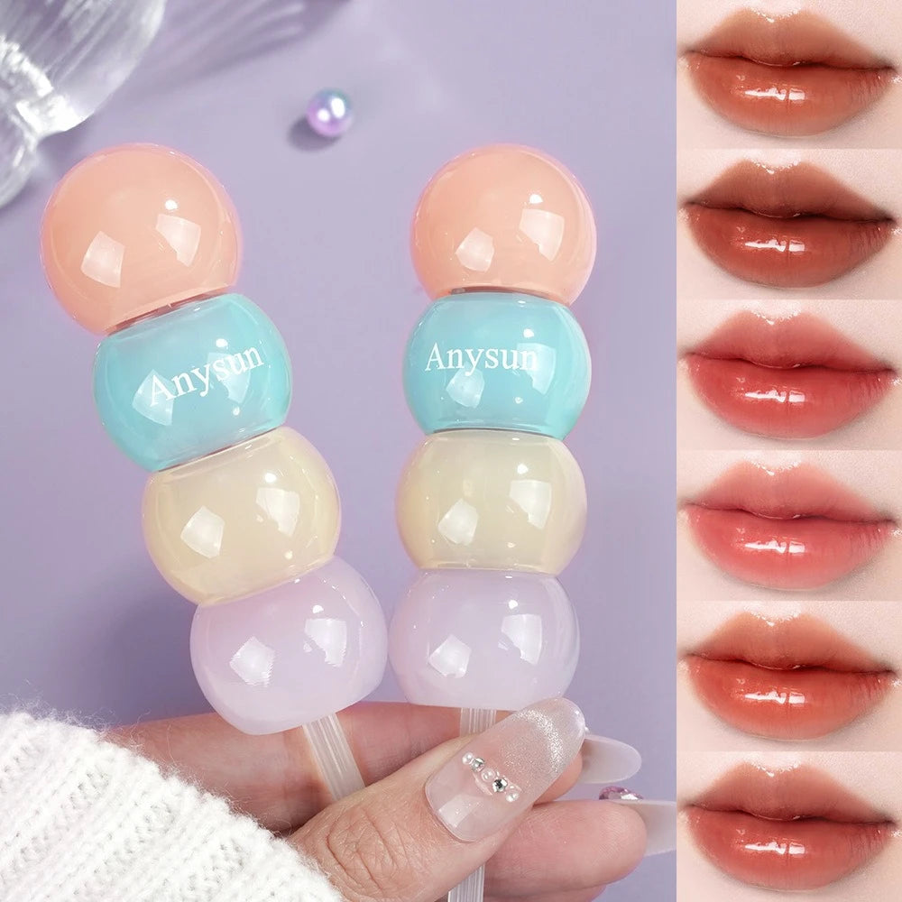 Candy-Shaped Crystal Jelly Lip Gloss | Moisturizing Long-Lasting Lip Gloss QXL