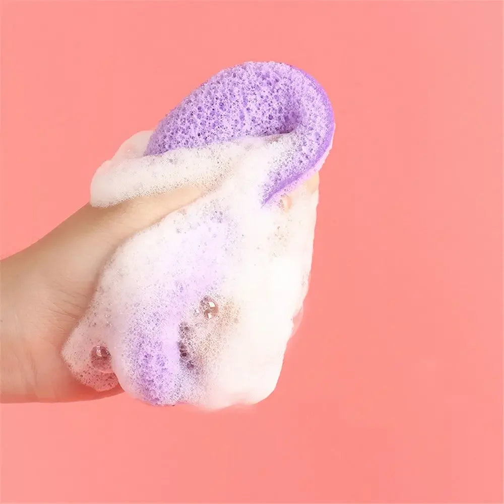 Natural Exfoliating Face Cleansing Sponge | Makeup Remover Puff Face Cleansing Sponge QXL