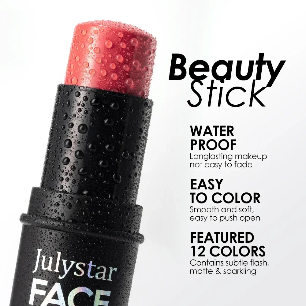 4-Pack CC Sticks Highlighter Blush Contour Waterproof Makeup Cream Makeup Sticks QXL