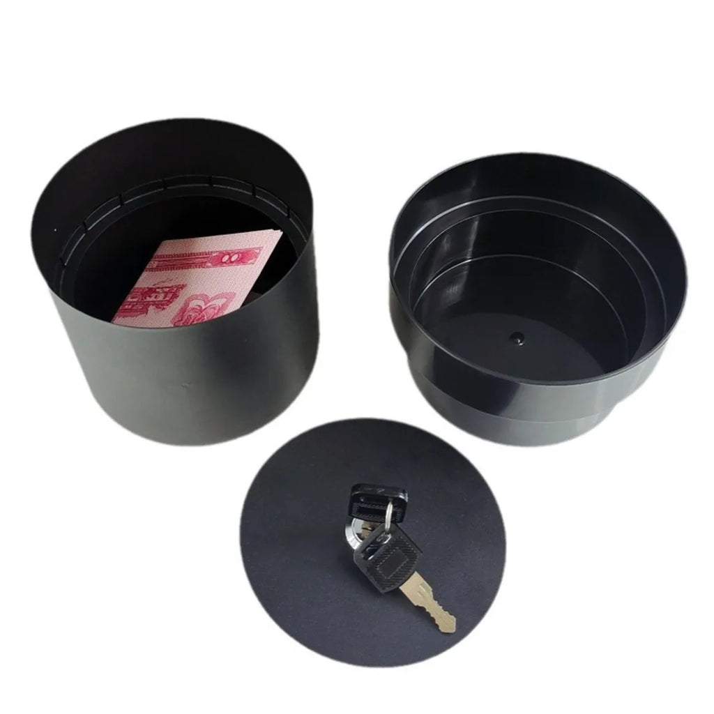 Flowerpot Secret Storage Box | Password Lock Iron Safe Hidden Safe Box QXL