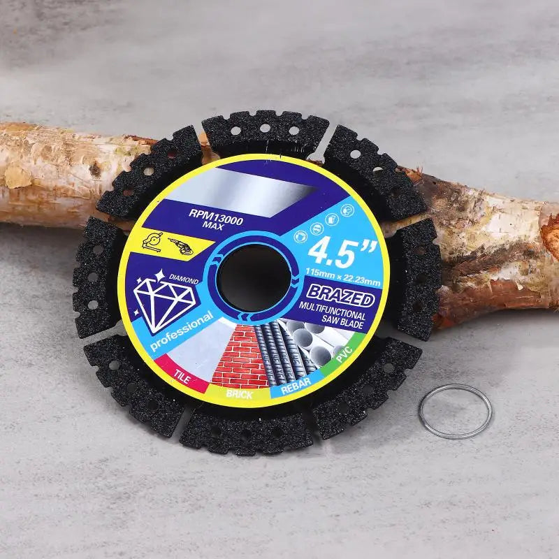 115mm Diamond Cutting Disc | Angle Grinder Blade Steel & Stone Diamond Cutting Disc QXL
