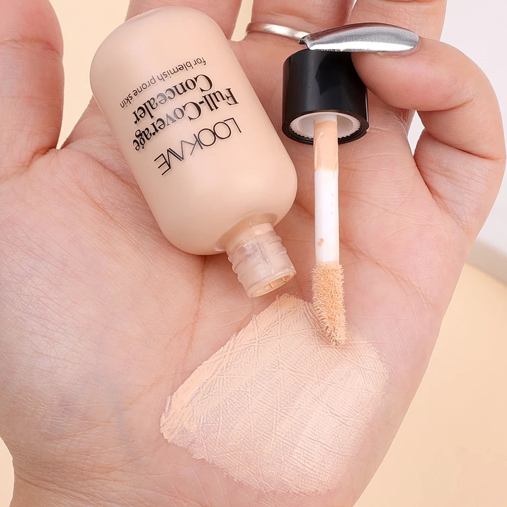 Matte Liquid Concealer | Full Coverage Waterproof Foundation Liquid Concealer QXL