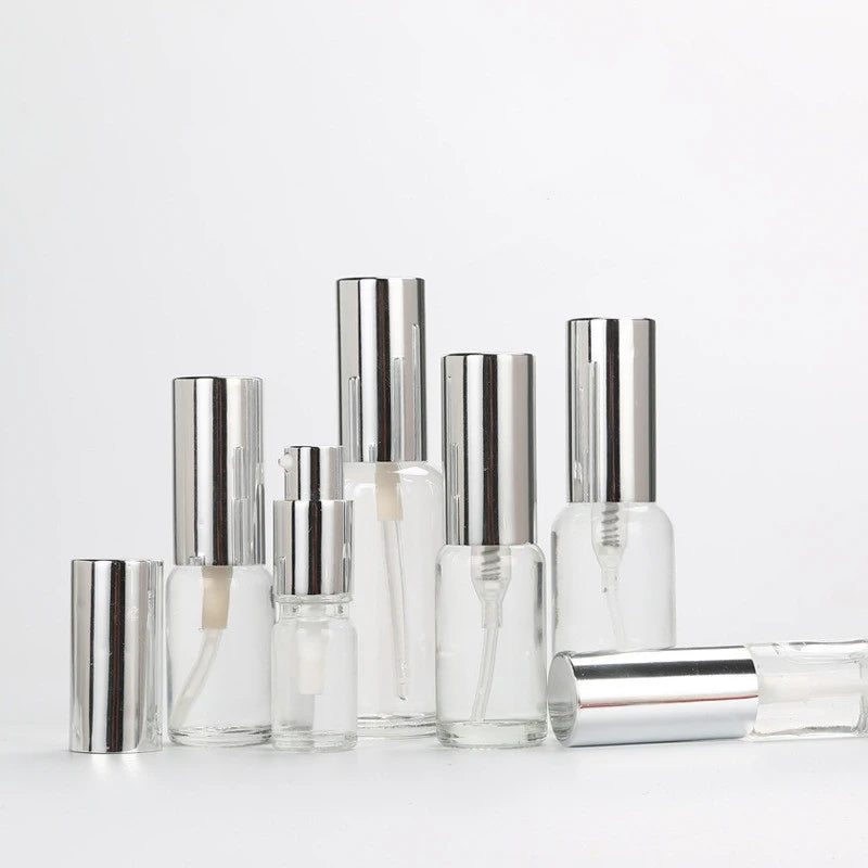 Clear Glass Refillable Atomizer Spray Bottle | 5ml–100ml Glass Atomizer Bottle QXL