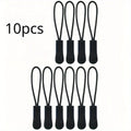 Black Replacement Zipper Pulls & Cord Extenders | Bags & Jackets Zipper Pull Extender QXL 10pcs