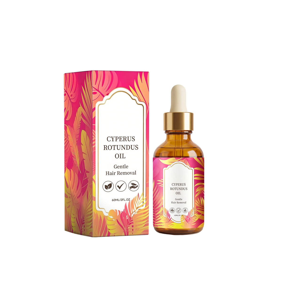 Cyperus Rotundus Moisturizing Oil | Post Hair Removal Skin Care Post Hair Removal Oil QXL 60ml boxed