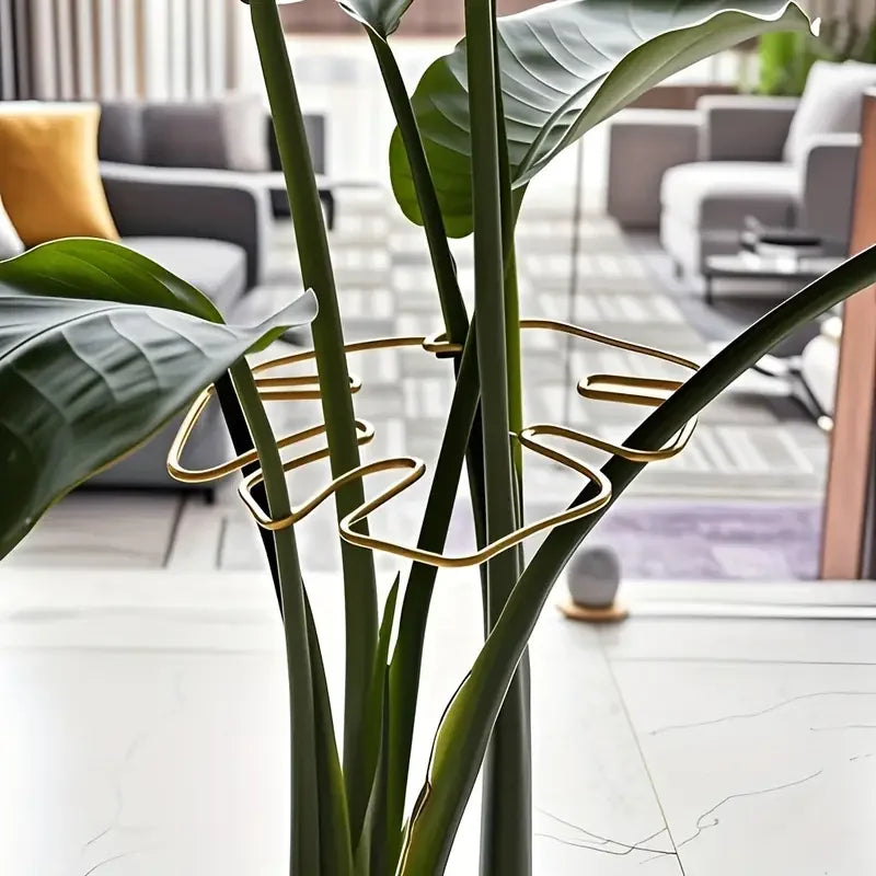 Metal & Bamboo Monstera Climbing Plant Support Stake Plant Support Stake QXL