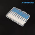 Silicone Interdental Brushes – Soft Toothpicks, 20–300 Pcs Interdental Brush QXL 150PcsBlue