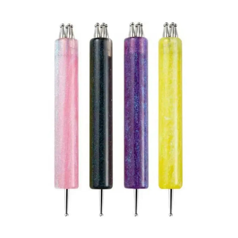 Double-End 5-Petal Flower Nail Dotting Pen | DIY Nail Art Nail Dotting Pen QXL