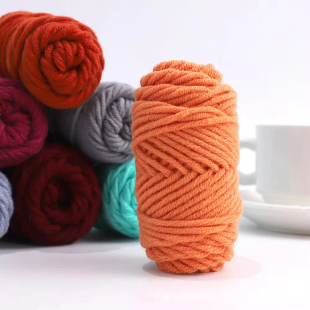 10-Color Kids DIY Knitting Wool Kit | Acrylic Yarn Craft Set Kids Craft Yarn Kit QXL
