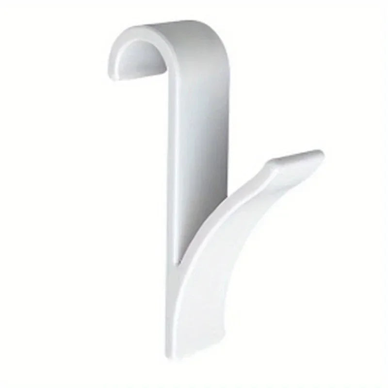 Strong Plastic Wall Hook | Kitchen & Bathroom Hanger Clip Wall Hook QXL white