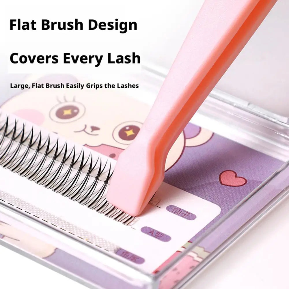 Flat-Tip Lash Cluster Tweezers | DIY False Eyelash Applicator Lash Applicator Tweezers QXL