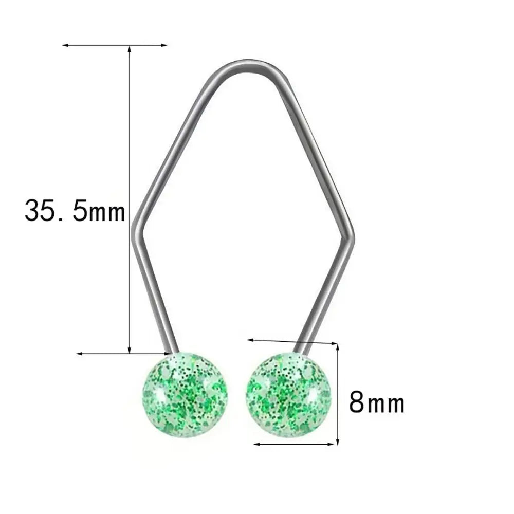 Dimple Maker Trainer for Cheeks | Sequin Alloy Clip Pair Facial Beauty Tool QXL