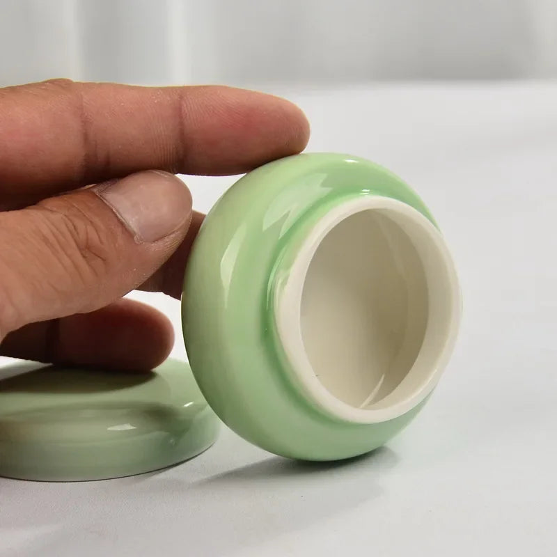 Chinese Ceramic Mini Jar | Cream, Powder & Lipstick Storage Cosmetic Storage Jar QXL