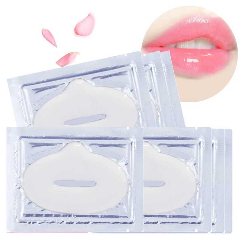 30-Pack Collagen Crystal Lip Mask Gel Patches – Moisturizing Lip Mask Patches QXL
