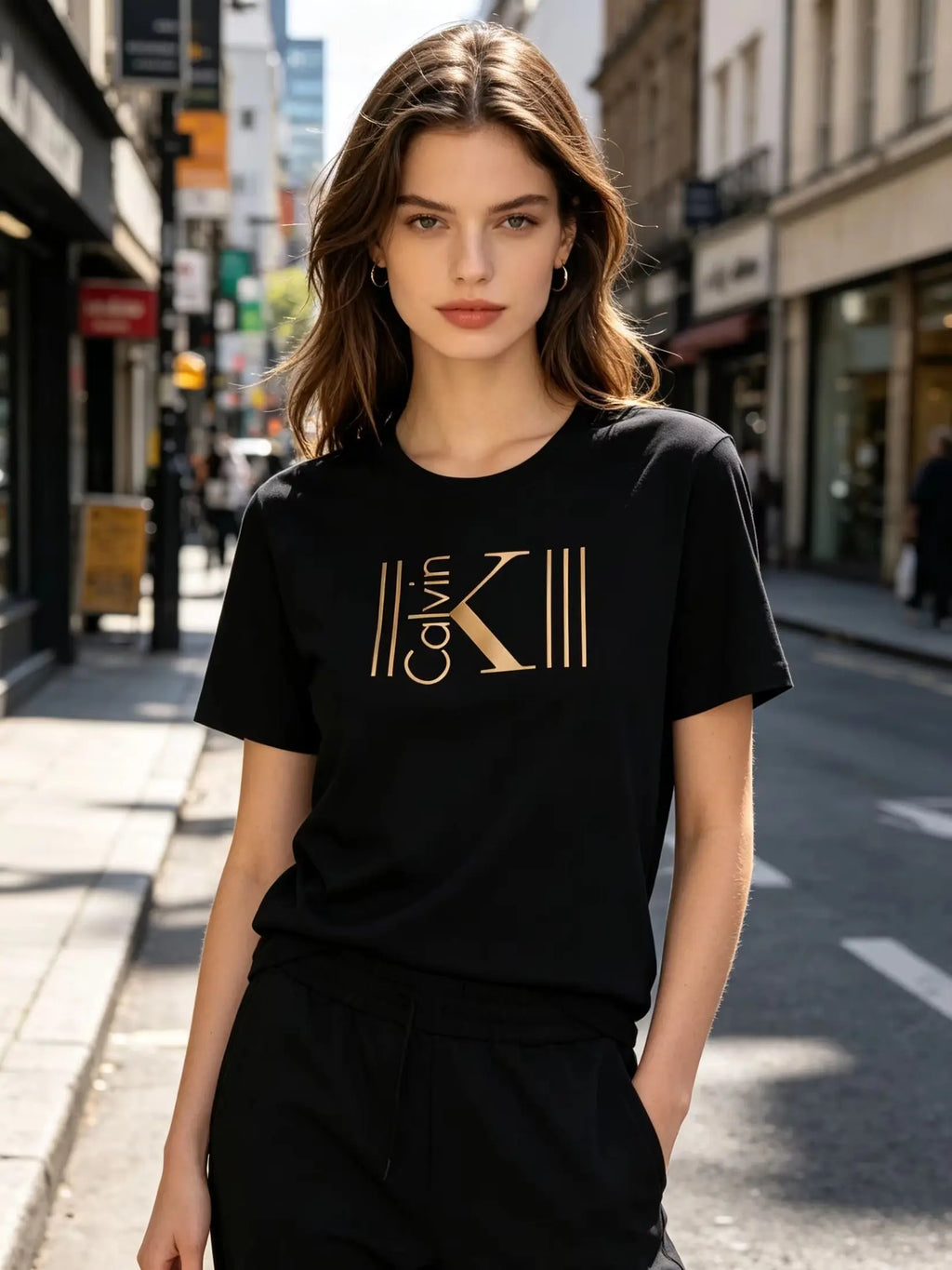 Women's 100% Cotton Graphic Print T-Shirt | Casual Basic Tee Graphic Print T-Shirt QXL