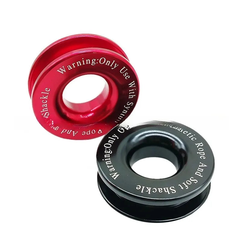 Aluminum Alloy Off-Road Snatch Ring | Winch Rope Pulley Recovery Snatch Ring QXL