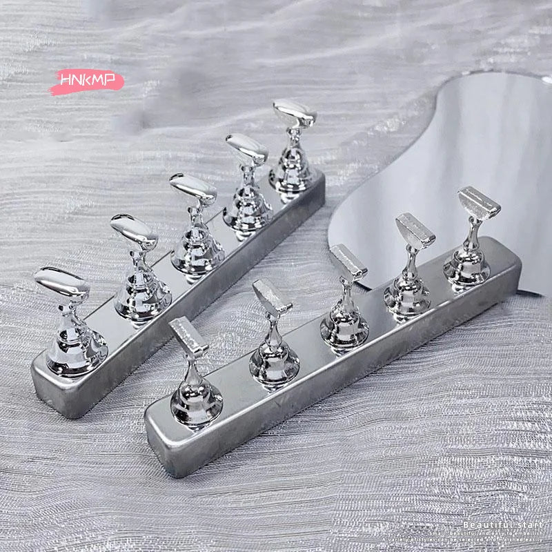 Magnetic Nail Art Practice Stand Set – 5 Holders & Base Nail Art Practice Stand QXL