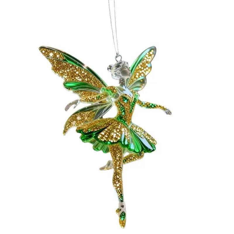 Sparkling Ballerina Acrylic Pendant Charm | Car & Tree Ornament Decorative Pendant Charm QXL