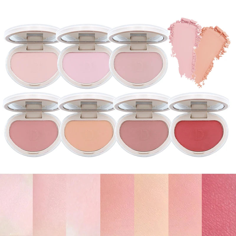 Monochrome Blush Powder | Highlighter & Natural Glow Finish Blush Setting Powder QXL