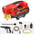 EAFC 200 Bar 1000W High-Pressure Car Wash Machine & Water Gun Pressure Washer QXL Red