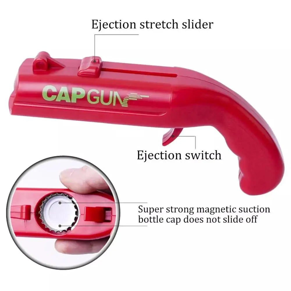 Cap Gun Ejection Bottle Opener | Fun Beer Opener Bar Gift Novelty Bottle Opener QXL