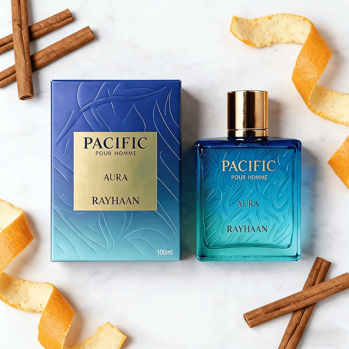 Rayhaan Pacific Aura Unisex Fragrance – Citrus Aquatic 100ml Unisex Perfume QXL