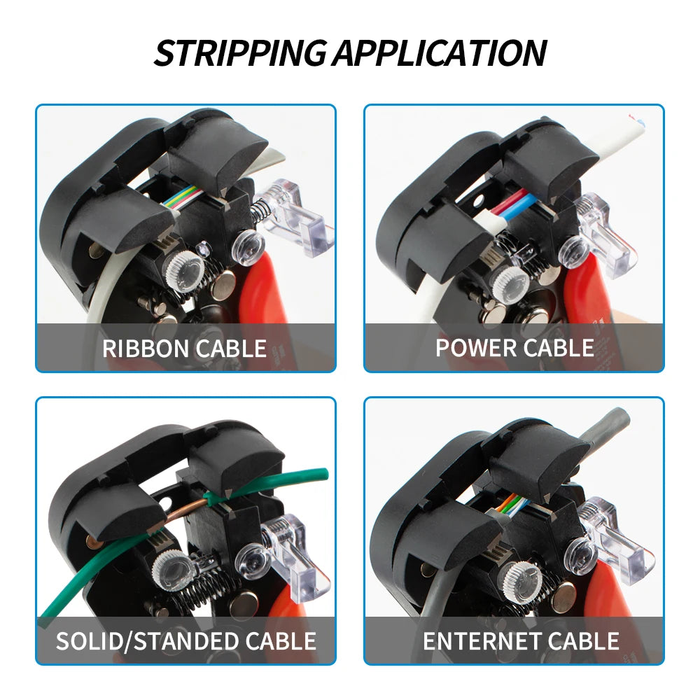 Multifunctional Wire Stripper Cutter & Crimper Pliers Tool Wire Stripper Pliers QXL