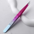 Straight Pointed Tweezers | Lash Extension & Brow Tool Precision Tweezers QXL M379 Gradient color