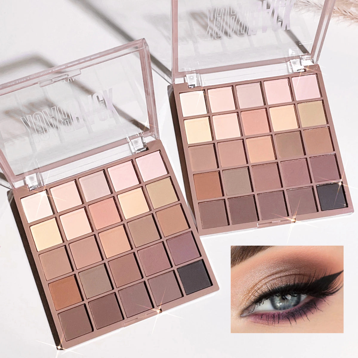 JUJU Dream 25-Color Eyeshadow Palette | Matte Nude & Shimmer Eyeshadow Palette QXL